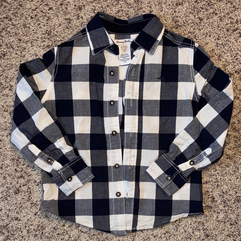 Tommy Bahama Kids Plaid Button Down Shirt